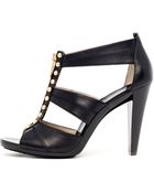 MICHAEL Michael Kors Linden Berkley Tstrap Sandal - Lyst