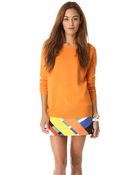 Tibi Long Sweater - Lyst