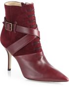 Paul Andrew Leather Suede Ankle Boots - Lyst