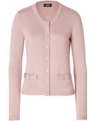 Steffen Schraut Bow Pocket Cardigan in Lipgloss - Lyst