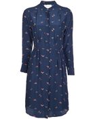Boy by Band of Outsiders Aztec Triangle Shirtdress - Lyst