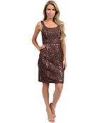 Sue Wong Embroidered Dress - Lyst
