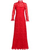 Valentino Lace and Organza Gown - Lyst