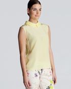 Ted Baker Top Alima Pleated Collar and Back - Lyst