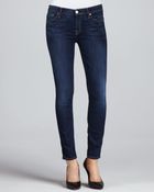 7 For All Mankind The Skinny Cropped Jeans - Lyst