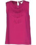 Diane von Furstenberg Top - Lyst