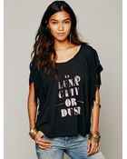Free People Fantasy Fringe Graphic Tee - Lyst