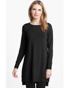 Eileen Fisher Jersey Layering Dress - Lyst