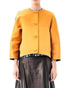 Jonathan Saunders Dree Satin and Wool Jacket - Lyst