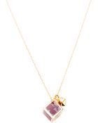 Fendi Square Pendant Necklace - Lyst