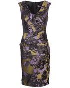 Lela Rose Brocade Sheath Dress - Lyst