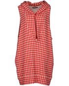 Yohji Yamamoto Short Dress - Lyst