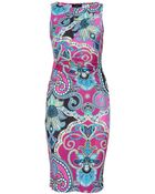 Etro Print Dress - Lyst