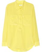 Equipment Knox Washed silk Shirt - Lyst