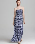 Guess Maxi Dress Geo Tribal - Lyst