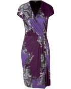 Etro Viscose Jersey Printed Dress - Lyst