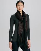 Marc Jacobs Squiggle-print Scarf Burgundy - Lyst