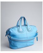 Givenchy Sky Blue Leather Medium Nightingale Handbag - Lyst