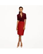 J.Crew Pencil Skirt In Super 120S Wool - Lyst
