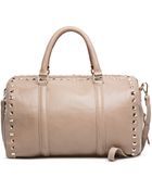 Mango Touch Studded Bowling Bag - Lyst