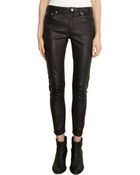 Acne Studios Skin Leather Pants - Lyst