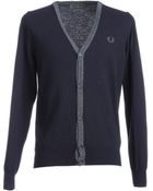 Fred Perry Cardigan - Lyst