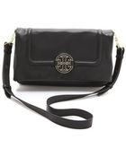 Tory Burch Amanda Fold Over Messenger Bag - Royal Tan - Lyst