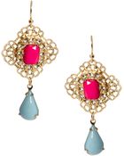 Asos Mini Filigree Drop Earring - Lyst