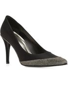 Stuart Weitzman Fair Lady Glitter Pump - Lyst