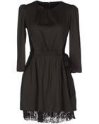 Ermanno Scervino Short Dress - Lyst