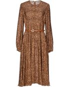 Michael Kors Kneelength Dress - Lyst