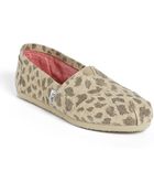 Toms Classic Leopard Slipon - Lyst