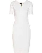 McQ by Alexander McQueen Knitted Cottonjacquard Dress - Lyst