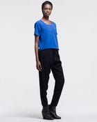 Rag & Bone Relaxed Tapered Drawstring Trousers Black - Lyst