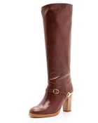 A.P.C. Tall High Heel Boots - Lyst