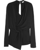 Vionnet Open-back Stretch-silk Top - Lyst