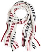 Brooks Brothers Bold Stripe Scarf - Lyst