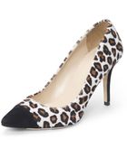Club Monaco April Leopard Calf Hair Pump - Lyst