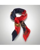 Ralph Lauren Polomallet Print Silk Scarf - Lyst