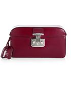 Gucci Lady Lock Leather Clutch - Lyst
