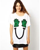 Lazy Oaf Smile Slob Tshirt - Lyst