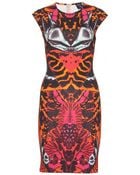 McQ by Alexander McQueen Printed Stretchjersey Dress - Lyst