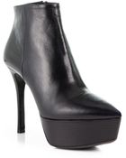 Miu Miu Leather Ankle Boots - Lyst