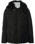 Moncler Gamme Bleu Hooded Coat - Lyst