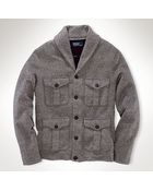 Polo Ralph Lauren Shawlcollar Pocket Cardigan - Lyst