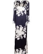 Harvey Faircloth Floral Long Dress - Lyst