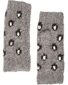 Autumn Cashmere Snake Gloves - Lyst