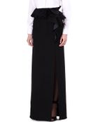 Givenchy Ruffled Silk Maxi Skirt - Lyst