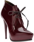 Lanvin Platform Bootie - Lyst