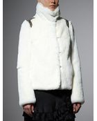 Patrizia Pepe Fur Coat - Lyst